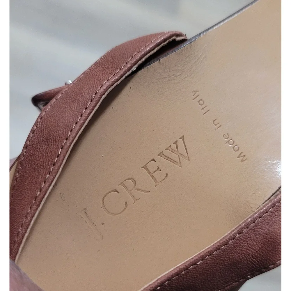 J.Crew Women's Maryanne Cork Wedge Platform Sandals  Size 10 Made In Italy‎ 🇮🇹